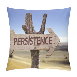 Personality  Persistence Wooden Sign Pillow Covers