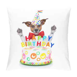Personality  Happy Birthday Dog Pillow Covers