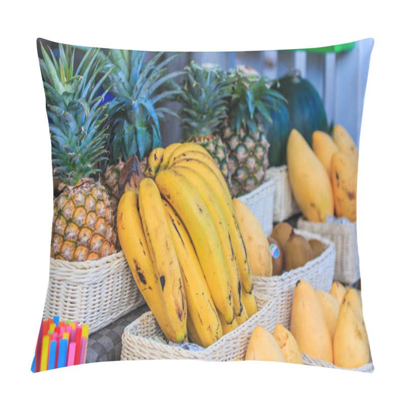 Personality  Fruit Shop With Fruits Pillow Covers