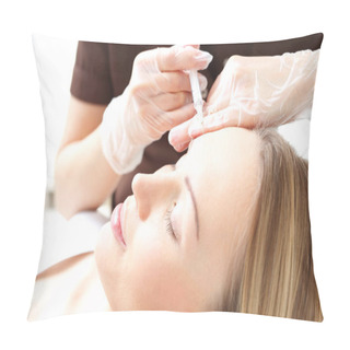 Personality  Young Skin, Injections Of Facial Skin. Pillow Covers