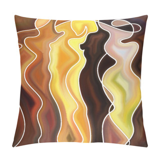 Personality  Female Curves Pillow Covers
