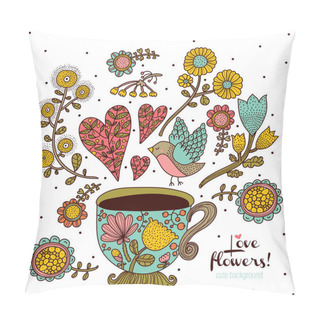 Personality  Tea Party Card Pillow Covers