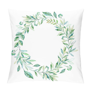 Personality  Colorful Floral Wreath  Pillow Covers