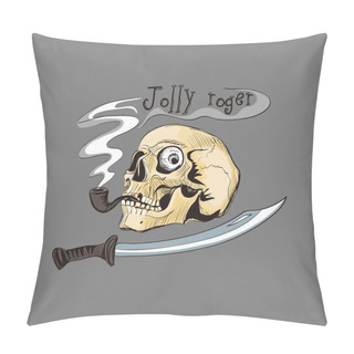 Personality  Label Pirate Theme Pillow Covers