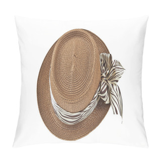 Personality  Fashion Lady Hat Top View Pillow Covers