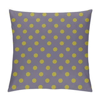 Personality  Navy Blue Vector Background With Green Polka Dots. Seamless Pattern For Halloween Desktop Wallpaper And Website Design Pillow Covers