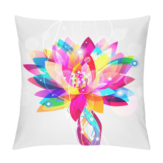 Personality  Multicolor Lotus Pillow Covers