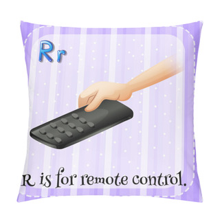 Personality  A Letter R For Remote Control Pillow Covers