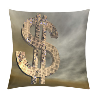 Personality  Dollar Pillow Covers