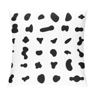Personality  Set Of Abstract Liquid Forms And Fluid Shapes Pillow Covers