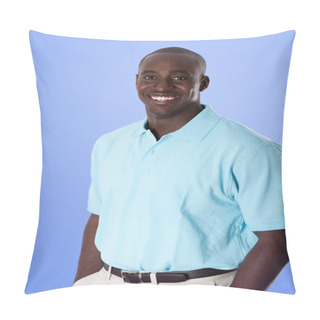 Personality  Happy African American Business Man Pillow Covers