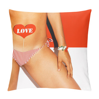 Personality  Beach Party. I Love The Beach. Retro Style Pillow Covers