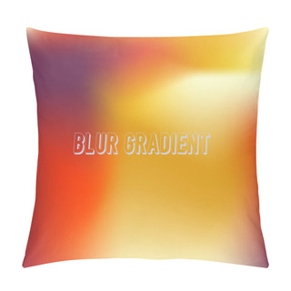 Personality  Blur Gradient Background Pillow Covers