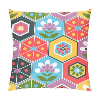 Personality  Retro Flower Pattern Pillow Covers