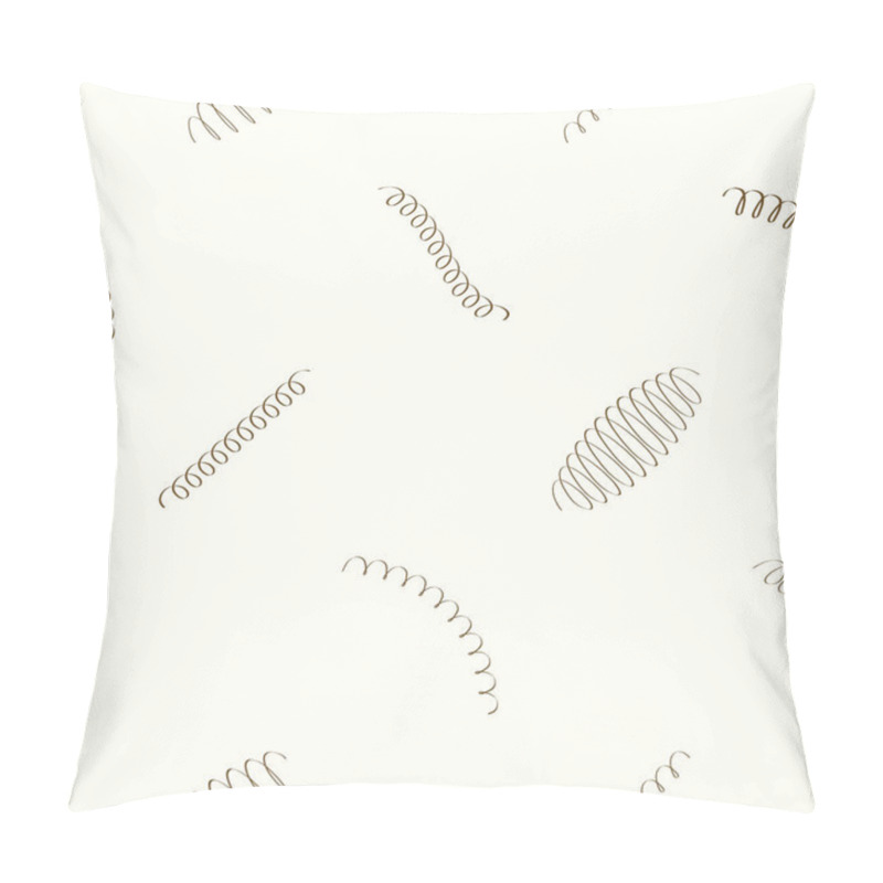 Personality  Seamless Pattern With Springs  Pillow Covers