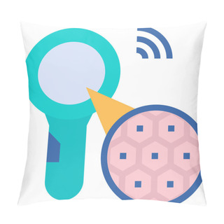 Personality  Dermatoscope Dermatoscopy Portable Icon Pillow Covers