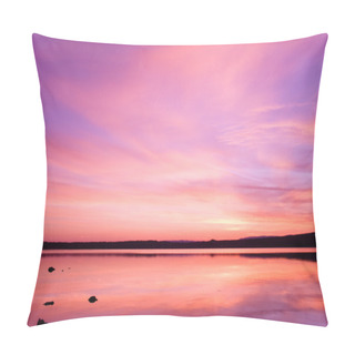 Personality  Idyllic Colorful Sunset Pillow Covers
