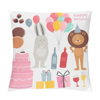 Personality  Set Of Party Elements Pillow Covers