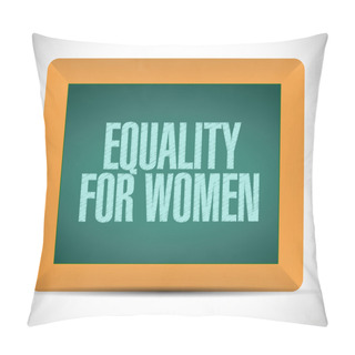 Personality  Equality For Women Message Illustration Design Pillow Covers