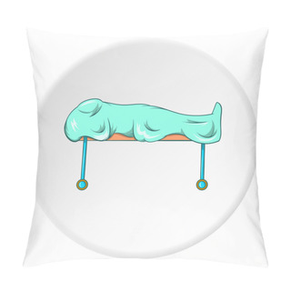 Personality  Dead On Gurney Icon, Cartoon Style Pillow Covers