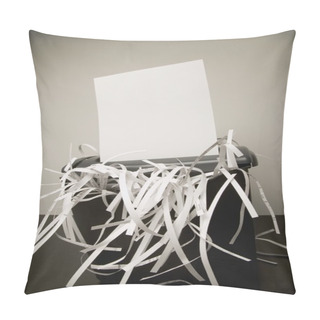 Personality  Paper In A Shredder Pillow Covers