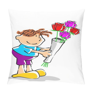 Personality  Flowers For You Pillow Covers