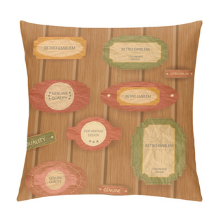 Personality  Vintage Frames, Vector Illustration  Pillow Covers