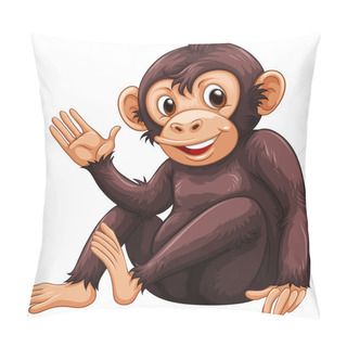 Personality  Monkey Illustration Pillow Covers