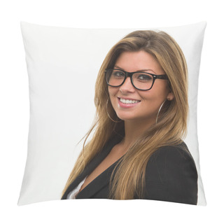 Personality  Business Lady With Glass Pillow Covers
