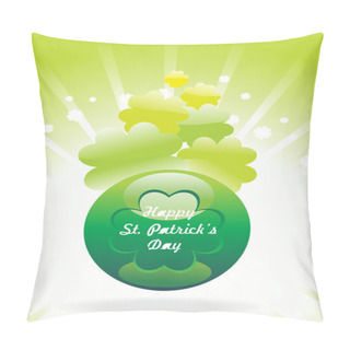 Personality  Green Wallpaper, Beautiful Shamrock Pillow Covers