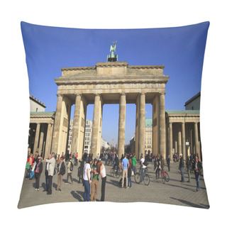 Personality  The Brandenburg Gate On Pariser Platz In Berlin Pillow Covers