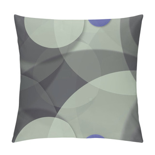 Personality  Multicolored Geometric Circle Abstract Background Seamless Pattern. Pillow Covers