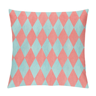 Personality  Watercolor Diamond Pattern. Pillow Covers