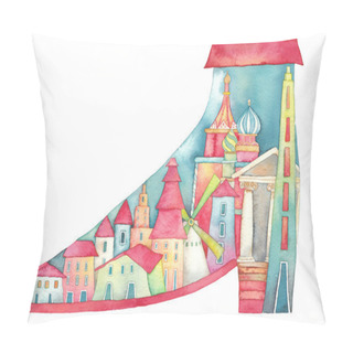 Personality  Shoes In The World Pillow Covers
