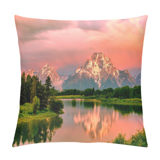 Personality  Grand Teton Mountains  Pillow Covers