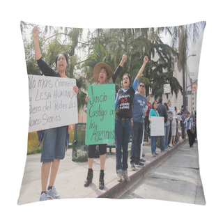 Personality  Relatives Of The Students Who Disappeared In Mexico Packed The S Pillow Covers