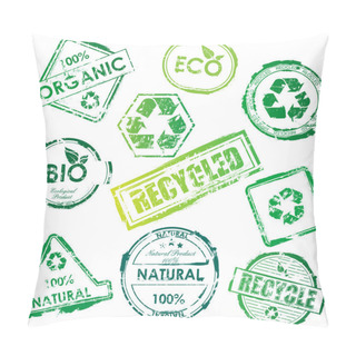 Personality  Vector Eco Stamp Pillow Covers