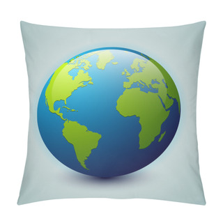 Personality  Earth Icon Pillow Covers