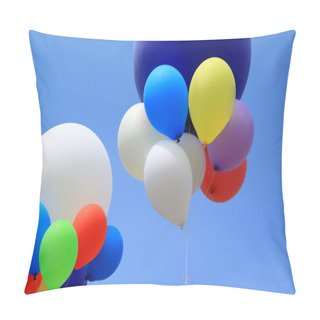 Personality  Air Balls In Blue Sky Pillow Covers