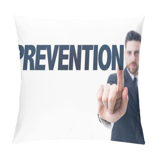 Personality  Business Man Pointing The Text Pillow Covers