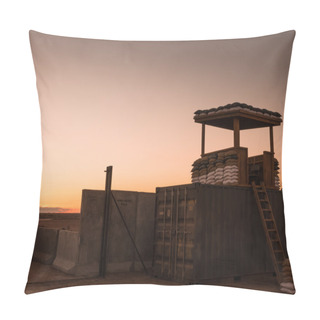 Personality  Military Camp Somewhere In The World IV Pillow Covers