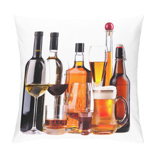Personality  Different Alcoholic Drinks Pillow Covers
