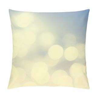 Personality  Golden Festive Blurred Background Pillow Covers