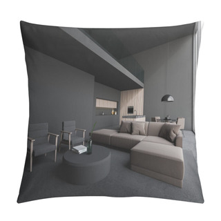 Personality  Gray Living Room And Kitchen Corner Pillow Covers
