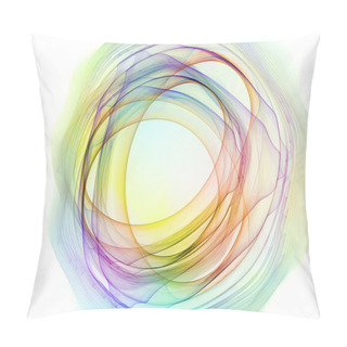 Personality  Colorful Circular Forms Pillow Covers