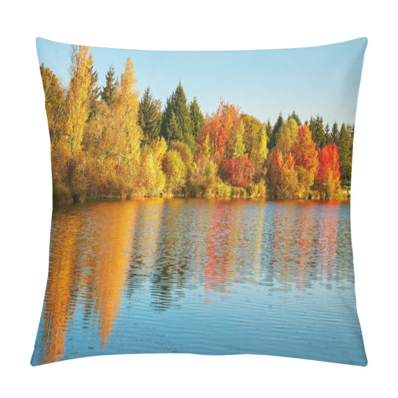 Personality  Scenic autumn landscape pillow covers