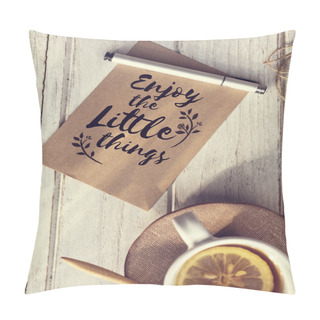 Personality  Enjoy The Little Things Note  Pillow Covers