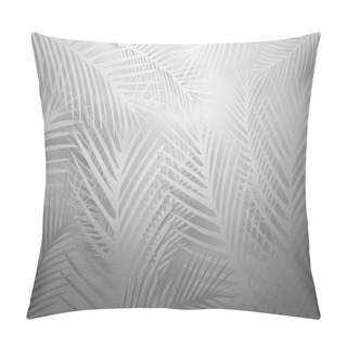 Personality  White Pattern With Leaves Pillow Covers