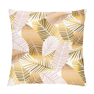 Personality  Abstract Tropical Foliage Seamless Pattern  Pillow Covers