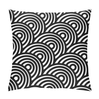 Personality  Seamless Concentric Pattern Pillow Covers